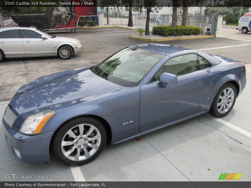 Xenon Blue / Shale 2005 Cadillac XLR Roadster