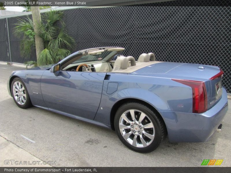 Xenon Blue / Shale 2005 Cadillac XLR Roadster