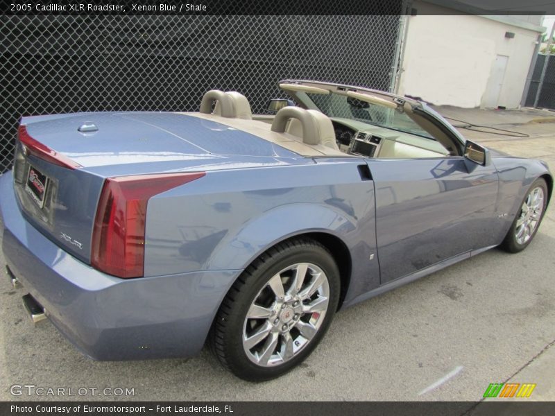 Xenon Blue / Shale 2005 Cadillac XLR Roadster