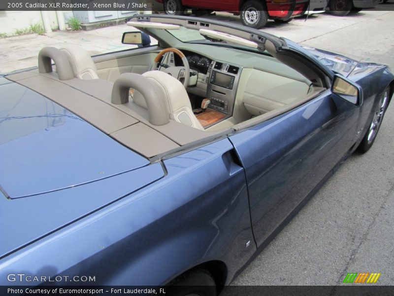 Xenon Blue / Shale 2005 Cadillac XLR Roadster