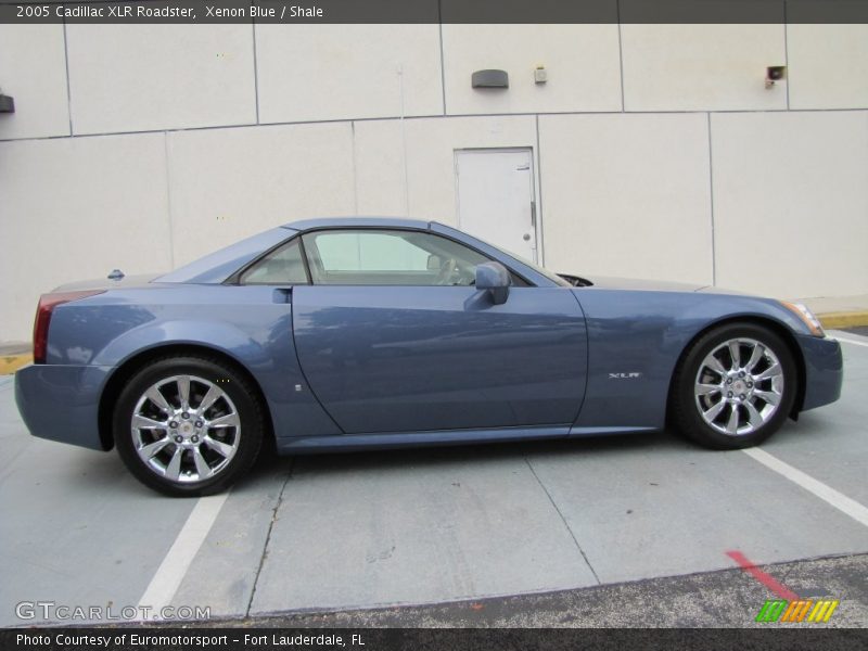 Xenon Blue / Shale 2005 Cadillac XLR Roadster