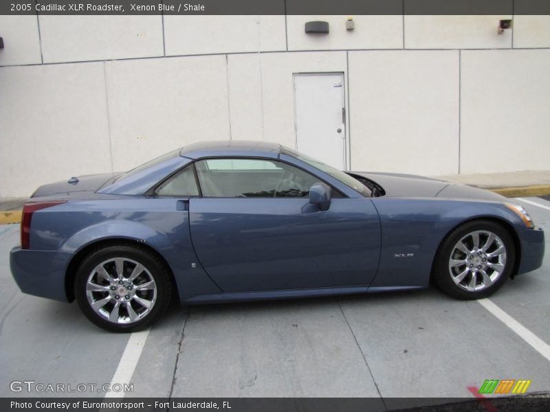 Xenon Blue / Shale 2005 Cadillac XLR Roadster