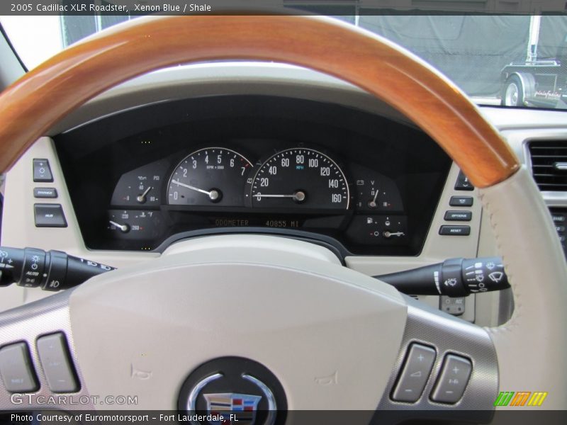 Xenon Blue / Shale 2005 Cadillac XLR Roadster