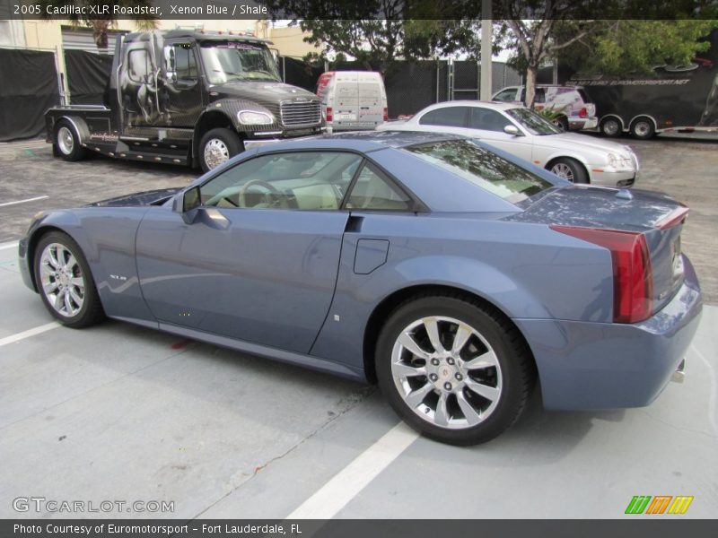 Xenon Blue / Shale 2005 Cadillac XLR Roadster