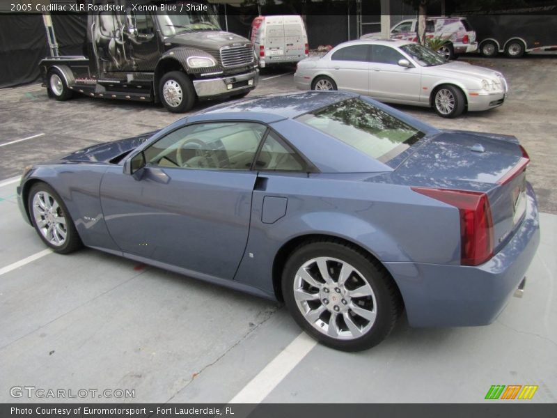 Xenon Blue / Shale 2005 Cadillac XLR Roadster
