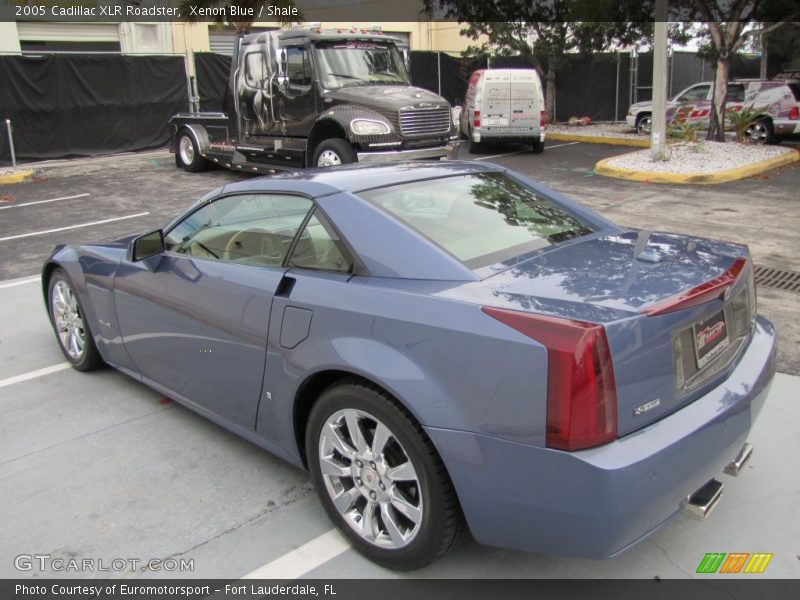Xenon Blue / Shale 2005 Cadillac XLR Roadster