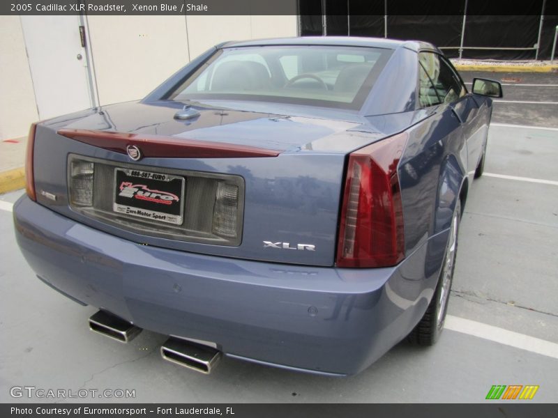 Xenon Blue / Shale 2005 Cadillac XLR Roadster