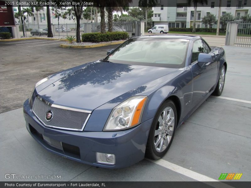 Xenon Blue / Shale 2005 Cadillac XLR Roadster