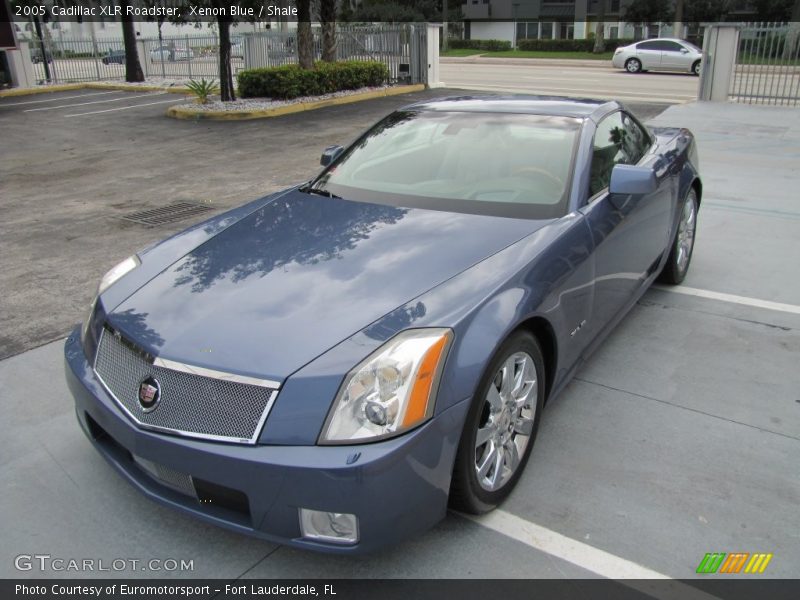 Xenon Blue / Shale 2005 Cadillac XLR Roadster