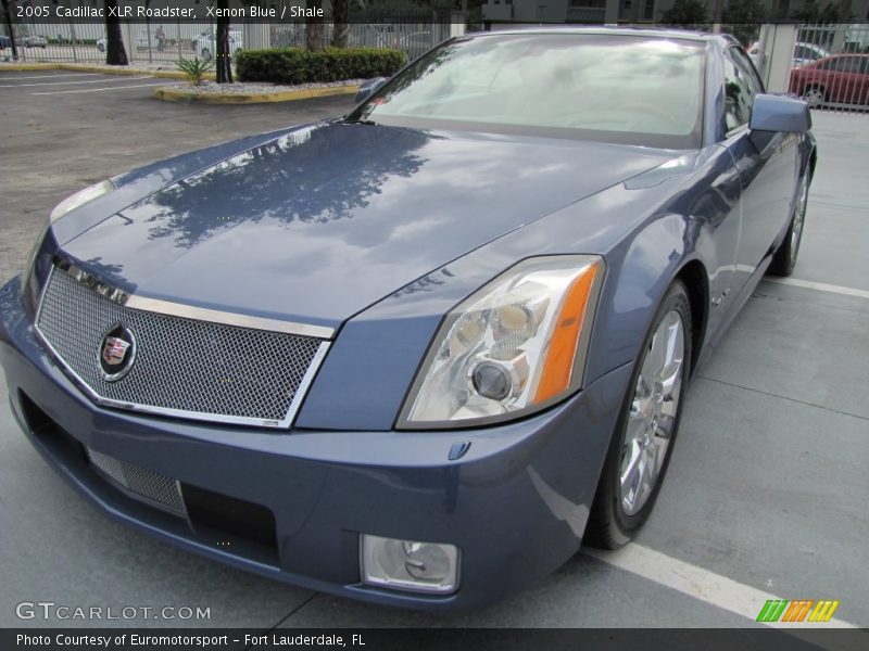 Xenon Blue / Shale 2005 Cadillac XLR Roadster