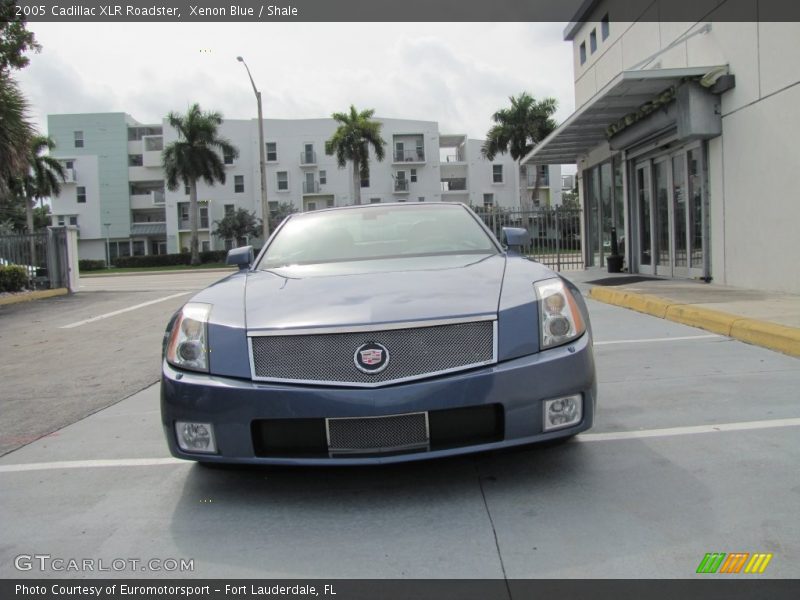 Xenon Blue / Shale 2005 Cadillac XLR Roadster