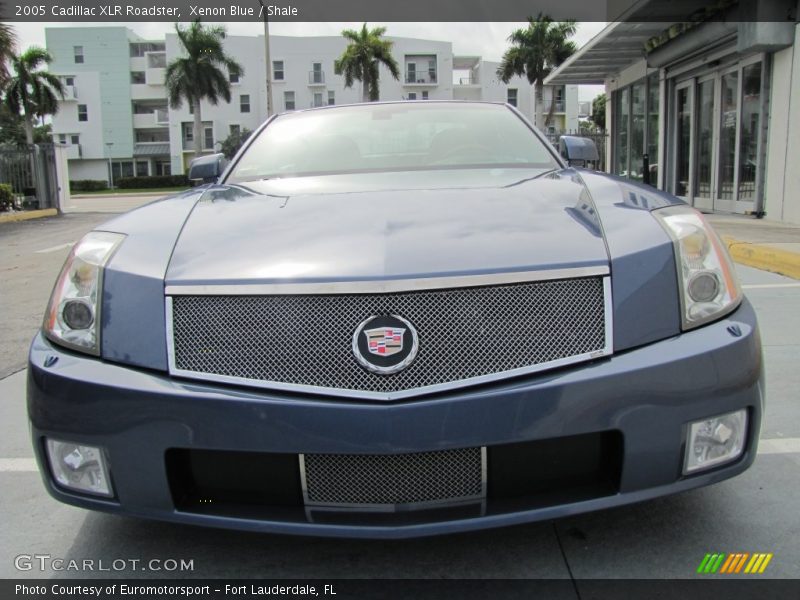 Xenon Blue / Shale 2005 Cadillac XLR Roadster