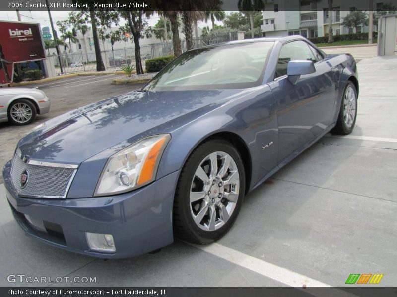 Xenon Blue / Shale 2005 Cadillac XLR Roadster