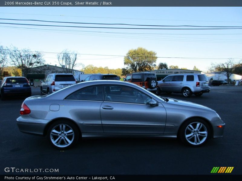 Silver Metallic / Black 2006 Mercedes-Benz CLK 350 Coupe