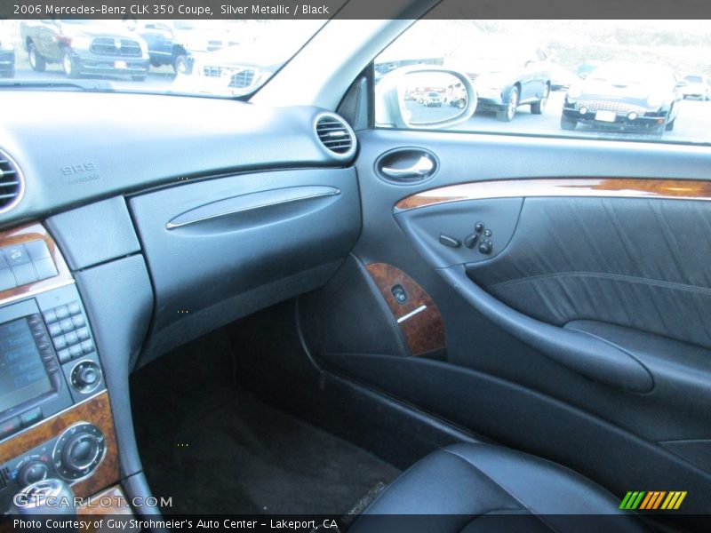 Silver Metallic / Black 2006 Mercedes-Benz CLK 350 Coupe