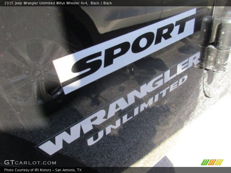 Black / Black 2015 Jeep Wrangler Unlimited Willys Wheeler 4x4