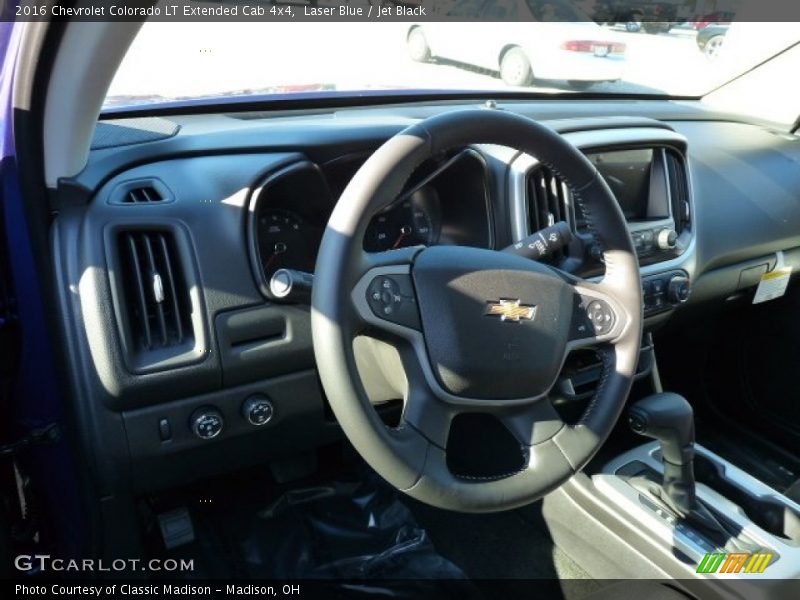 Laser Blue / Jet Black 2016 Chevrolet Colorado LT Extended Cab 4x4