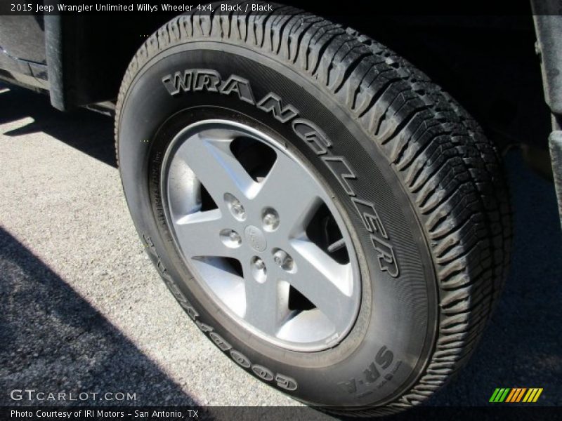 Black / Black 2015 Jeep Wrangler Unlimited Willys Wheeler 4x4