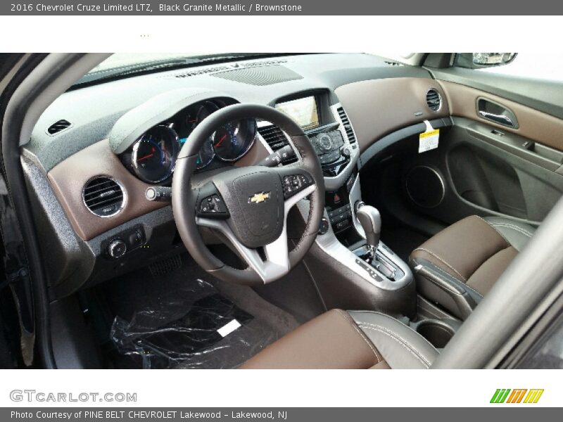Black Granite Metallic / Brownstone 2016 Chevrolet Cruze Limited LTZ