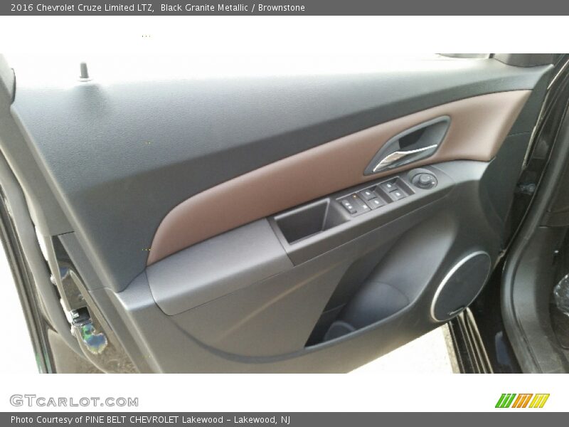 Black Granite Metallic / Brownstone 2016 Chevrolet Cruze Limited LTZ