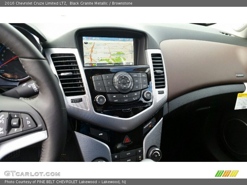 Black Granite Metallic / Brownstone 2016 Chevrolet Cruze Limited LTZ