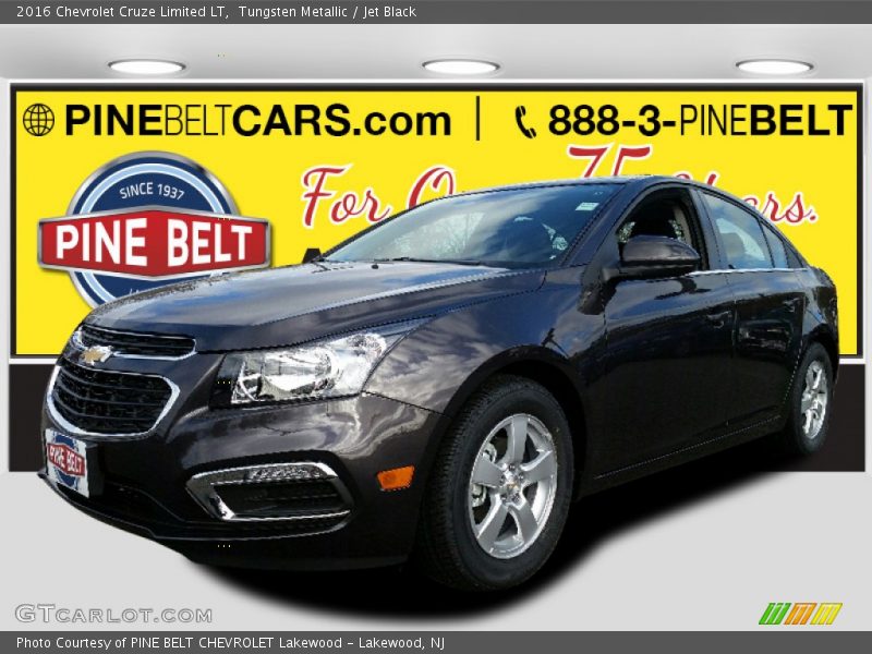 Tungsten Metallic / Jet Black 2016 Chevrolet Cruze Limited LT