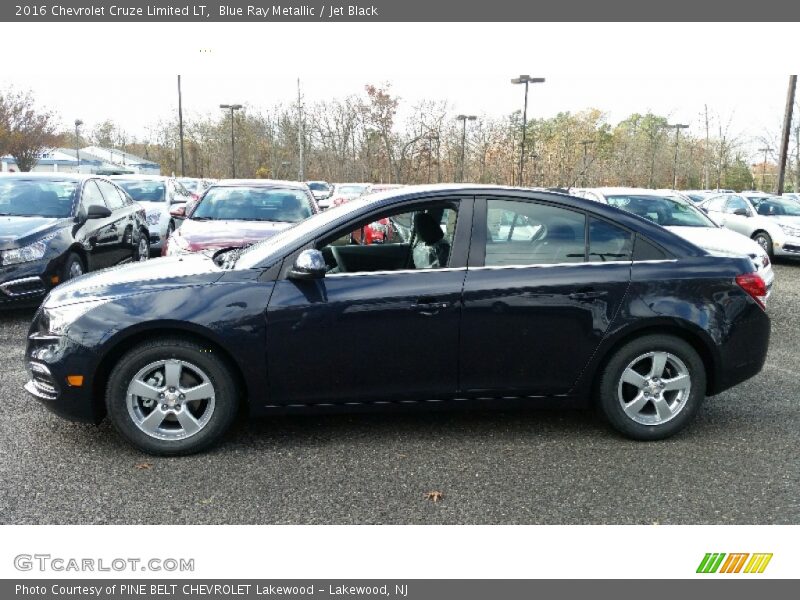 Blue Ray Metallic / Jet Black 2016 Chevrolet Cruze Limited LT