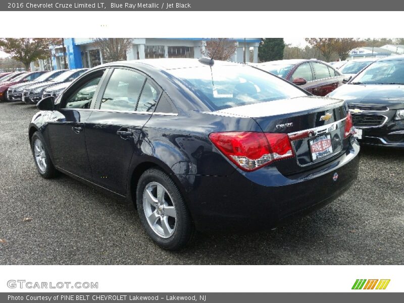 Blue Ray Metallic / Jet Black 2016 Chevrolet Cruze Limited LT