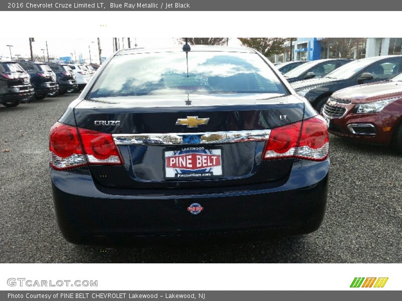 Blue Ray Metallic / Jet Black 2016 Chevrolet Cruze Limited LT