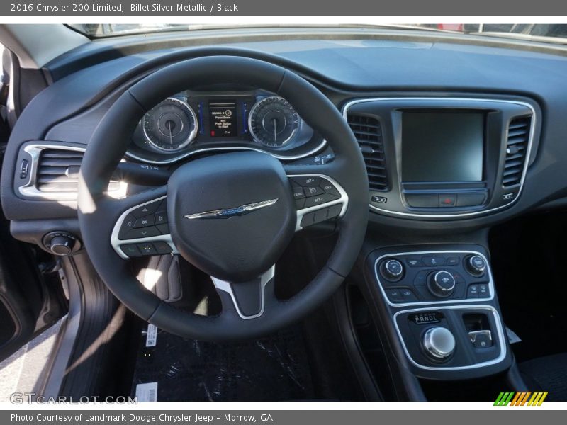 Billet Silver Metallic / Black 2016 Chrysler 200 Limited