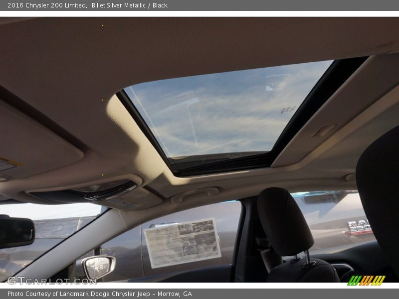 Billet Silver Metallic / Black 2016 Chrysler 200 Limited