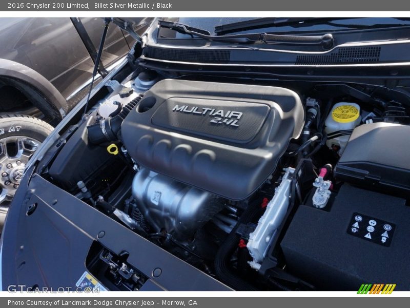 Billet Silver Metallic / Black 2016 Chrysler 200 Limited
