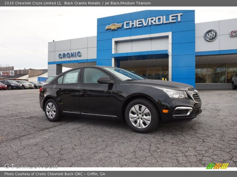 Black Granite Metallic / Jet Black/Medium Titanium 2016 Chevrolet Cruze Limited LS