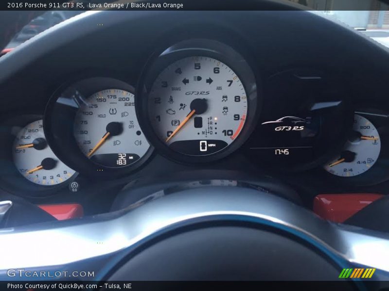  2016 911 GT3 RS GT3 RS Gauges