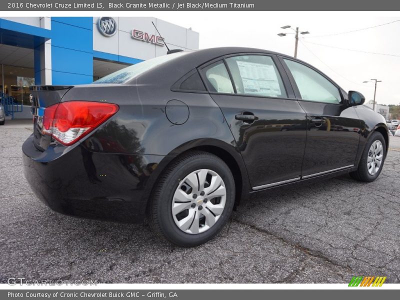 Black Granite Metallic / Jet Black/Medium Titanium 2016 Chevrolet Cruze Limited LS
