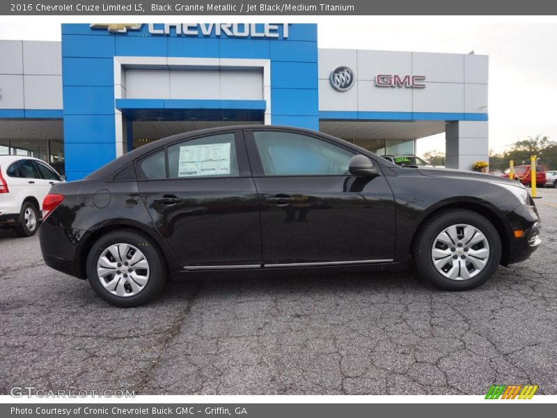 Black Granite Metallic / Jet Black/Medium Titanium 2016 Chevrolet Cruze Limited LS