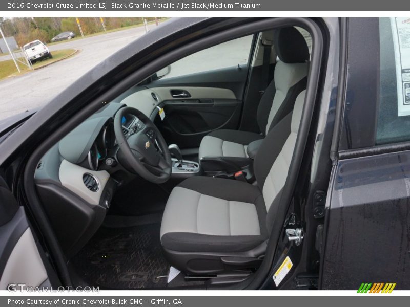 Black Granite Metallic / Jet Black/Medium Titanium 2016 Chevrolet Cruze Limited LS