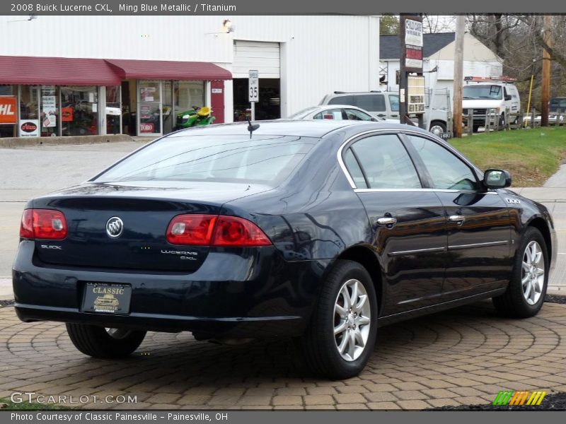 Ming Blue Metallic / Titanium 2008 Buick Lucerne CXL