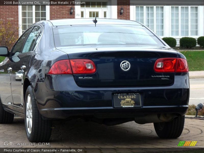 Ming Blue Metallic / Titanium 2008 Buick Lucerne CXL