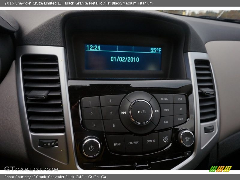 Black Granite Metallic / Jet Black/Medium Titanium 2016 Chevrolet Cruze Limited LS