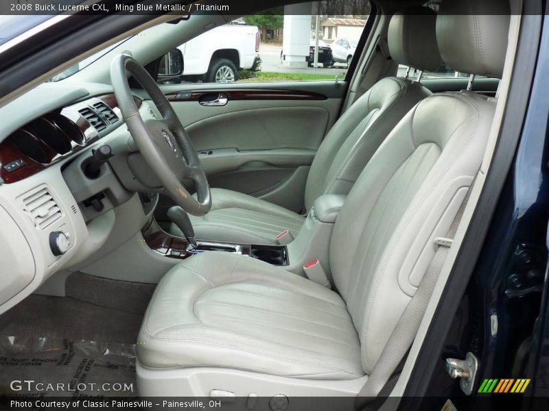 Ming Blue Metallic / Titanium 2008 Buick Lucerne CXL