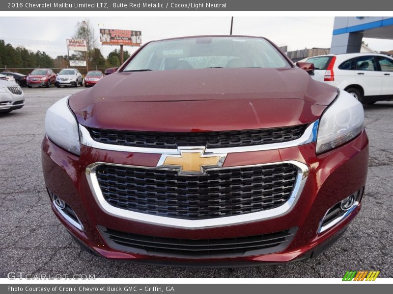 Butte Red Metallic / Cocoa/Light Neutral 2016 Chevrolet Malibu Limited LTZ