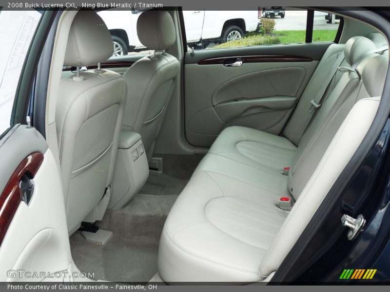 Ming Blue Metallic / Titanium 2008 Buick Lucerne CXL