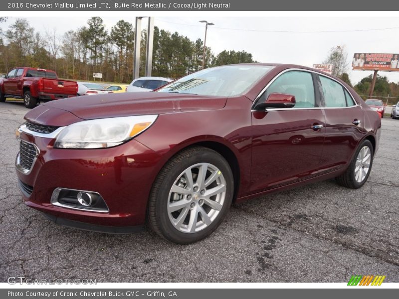 Butte Red Metallic / Cocoa/Light Neutral 2016 Chevrolet Malibu Limited LTZ