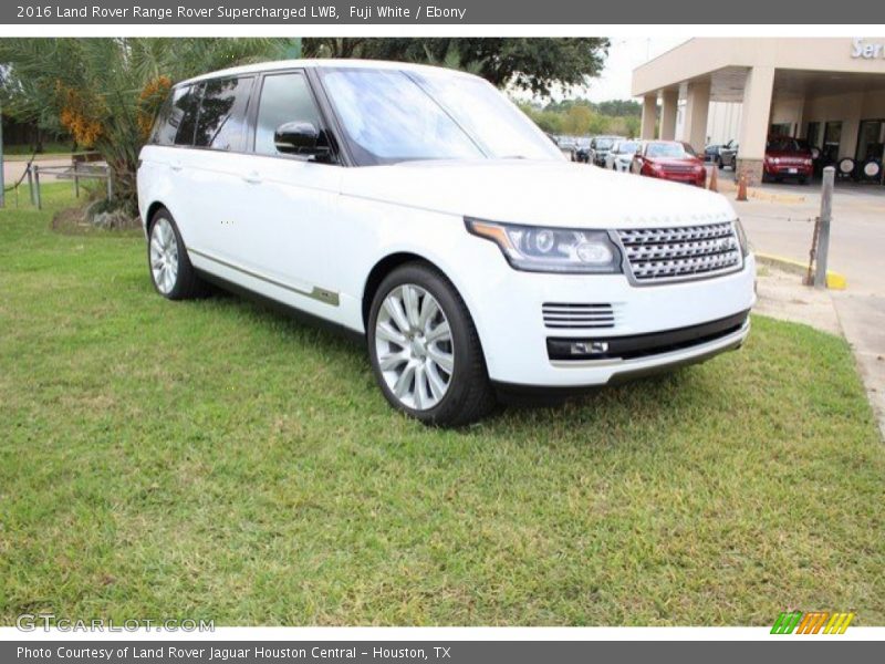 Fuji White / Ebony 2016 Land Rover Range Rover Supercharged LWB