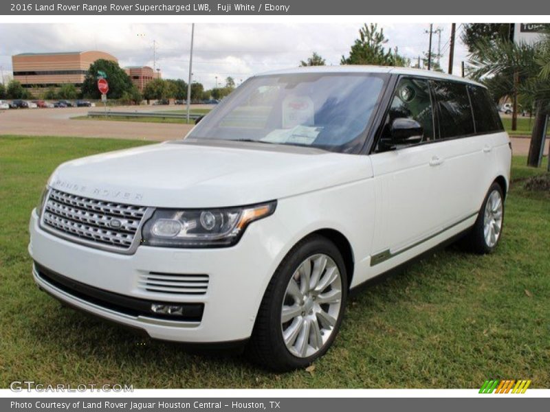 Fuji White / Ebony 2016 Land Rover Range Rover Supercharged LWB