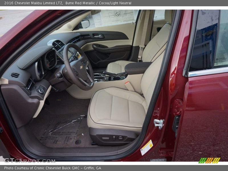 Butte Red Metallic / Cocoa/Light Neutral 2016 Chevrolet Malibu Limited LTZ