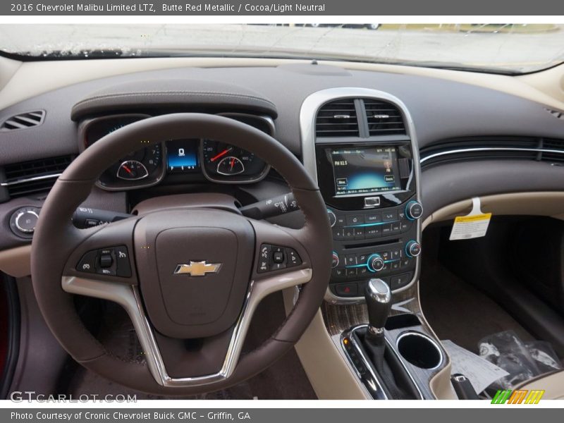 Butte Red Metallic / Cocoa/Light Neutral 2016 Chevrolet Malibu Limited LTZ