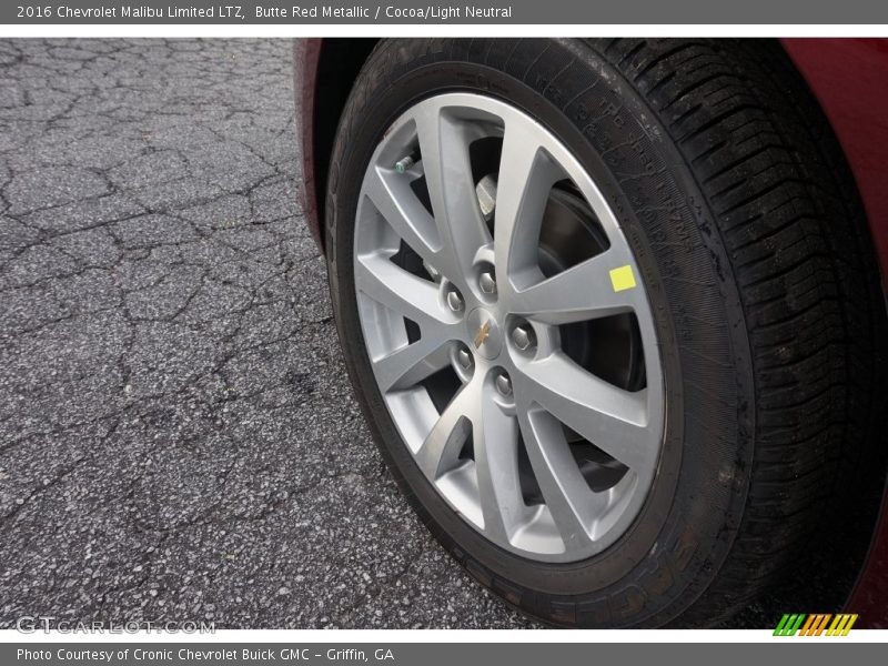 Butte Red Metallic / Cocoa/Light Neutral 2016 Chevrolet Malibu Limited LTZ