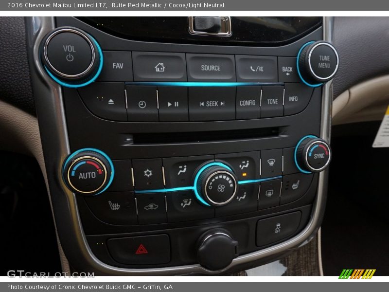 Butte Red Metallic / Cocoa/Light Neutral 2016 Chevrolet Malibu Limited LTZ